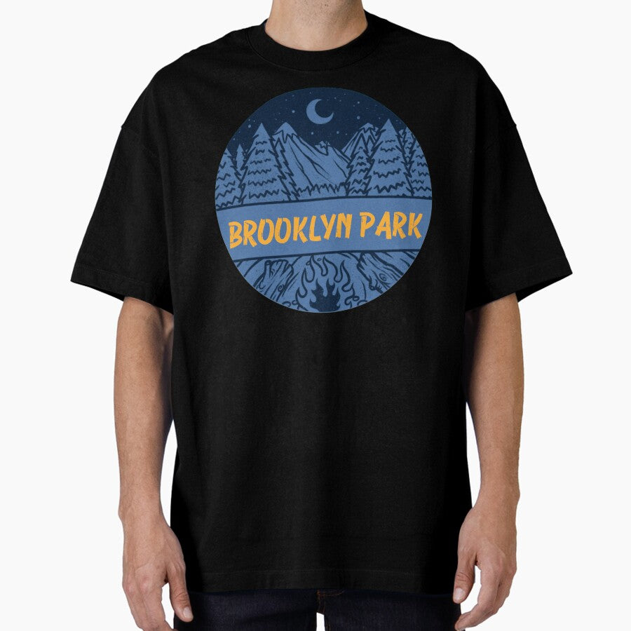 Brooklyn Park Minnesota Forest Oversized T-Shirt