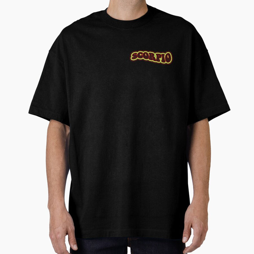 Scorpio zodiac sign design Oversized T-Shirt