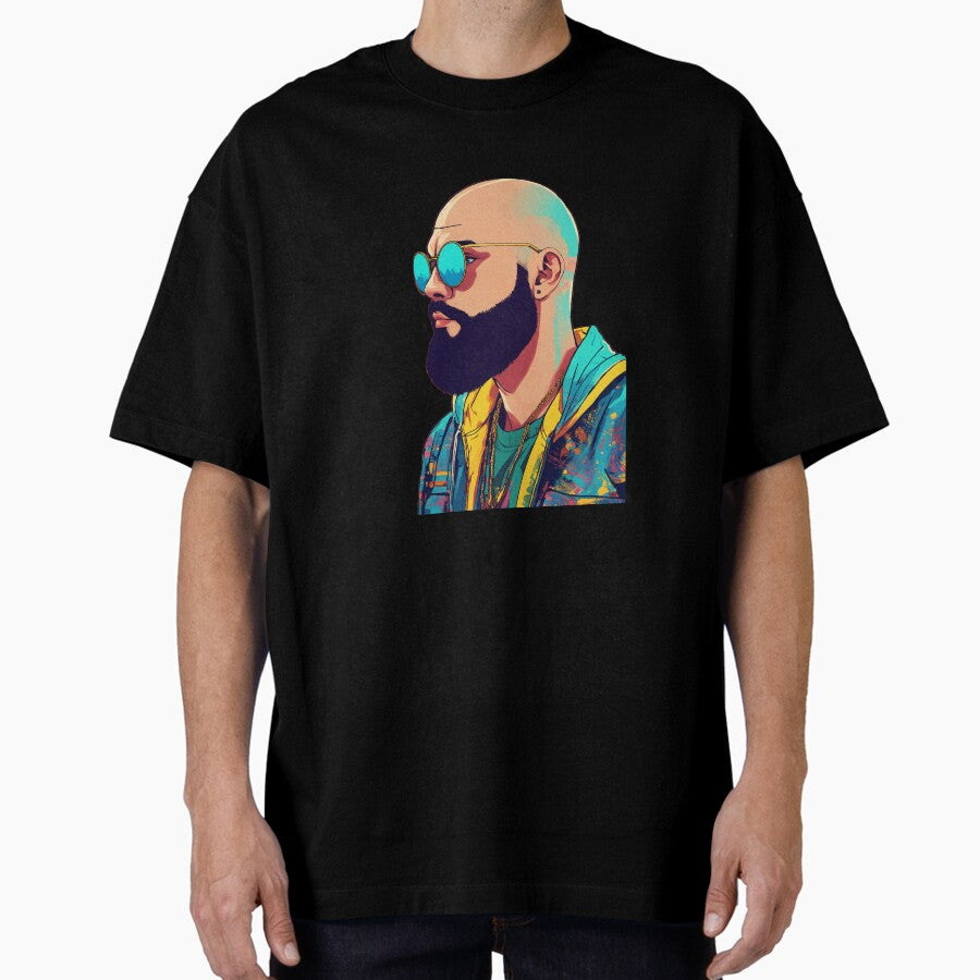 Men beard Oversized T-Shirt