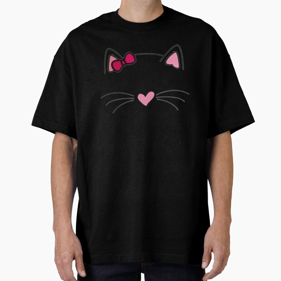 Cat mom. Mother of a cat. Cat lover Oversized T-Shirt