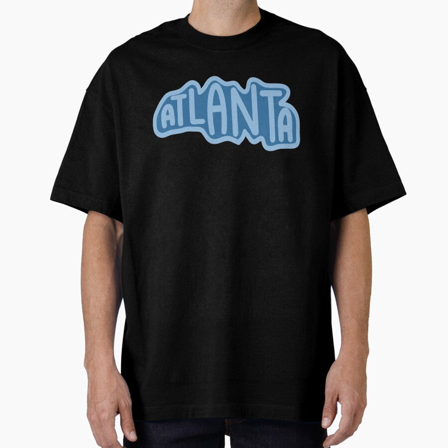 Atlanta Blue Oversized T Shirt