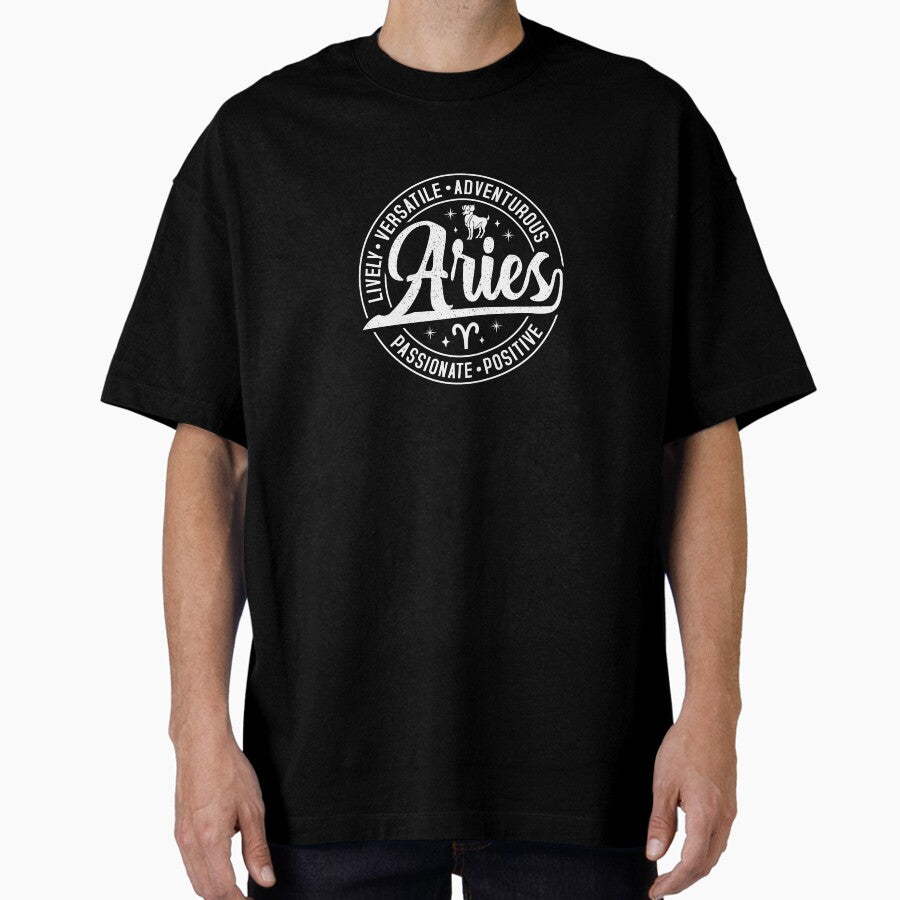 Aries Sayings Oversized T Shirt