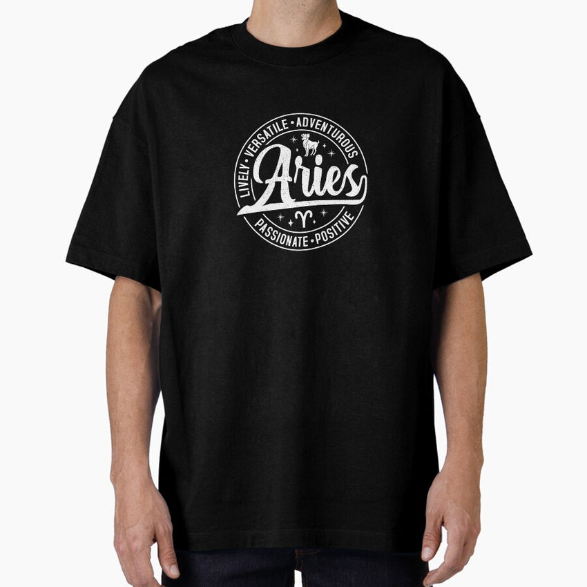 Aries Sayings Oversized T Shirt