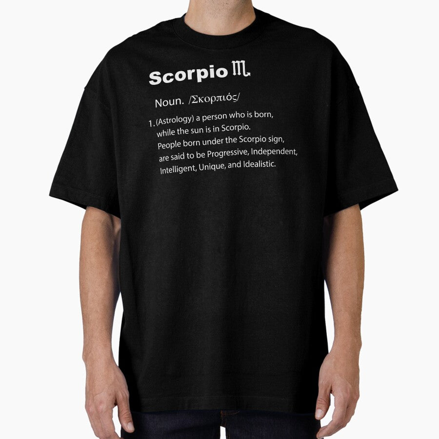 Scorpio Constellation Zodiac, Astrological sign, Astrology Oversized T-Shirt