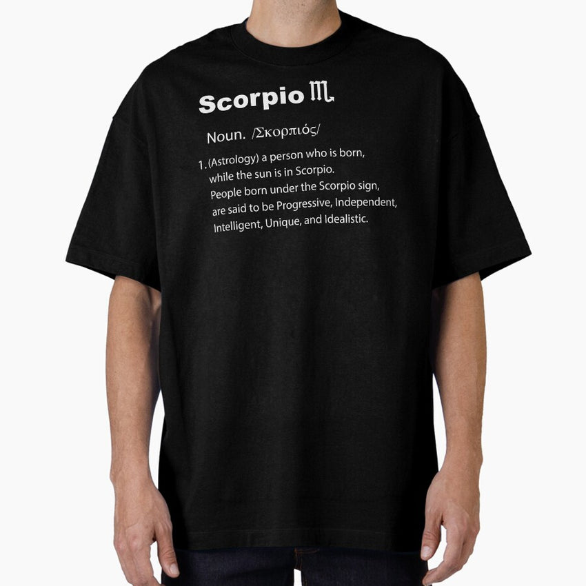 Scorpio Constellation Zodiac, Astrological sign, Astrology Oversized T-Shirt