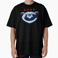 Chicago Bear (flag) 2 Oversized T-Shirt