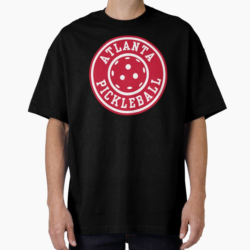 Atlanta Pickleball Hawks Inspired Design Oversized T Shirt