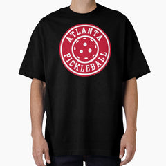 Atlanta Pickleball Hawks Inspired Design Oversized T Shirt