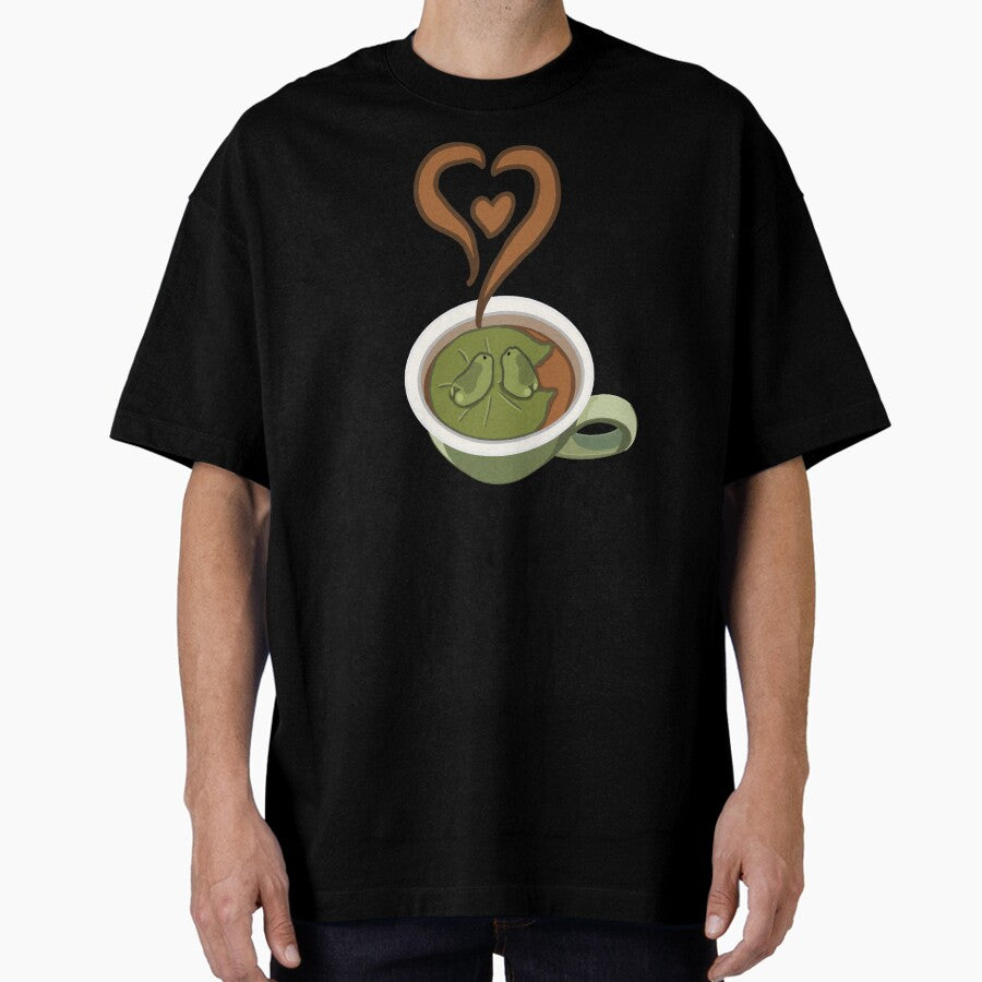 A Whole Latte Love Oversized T Shirt