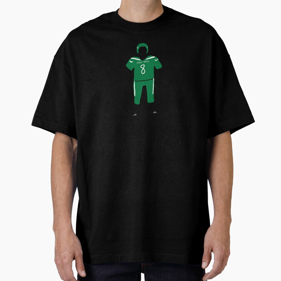 Aaron Rodgers Jets Doodle Oversized T Shirt
