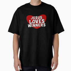 Jesus Loves Winners Oversized T-Shirt