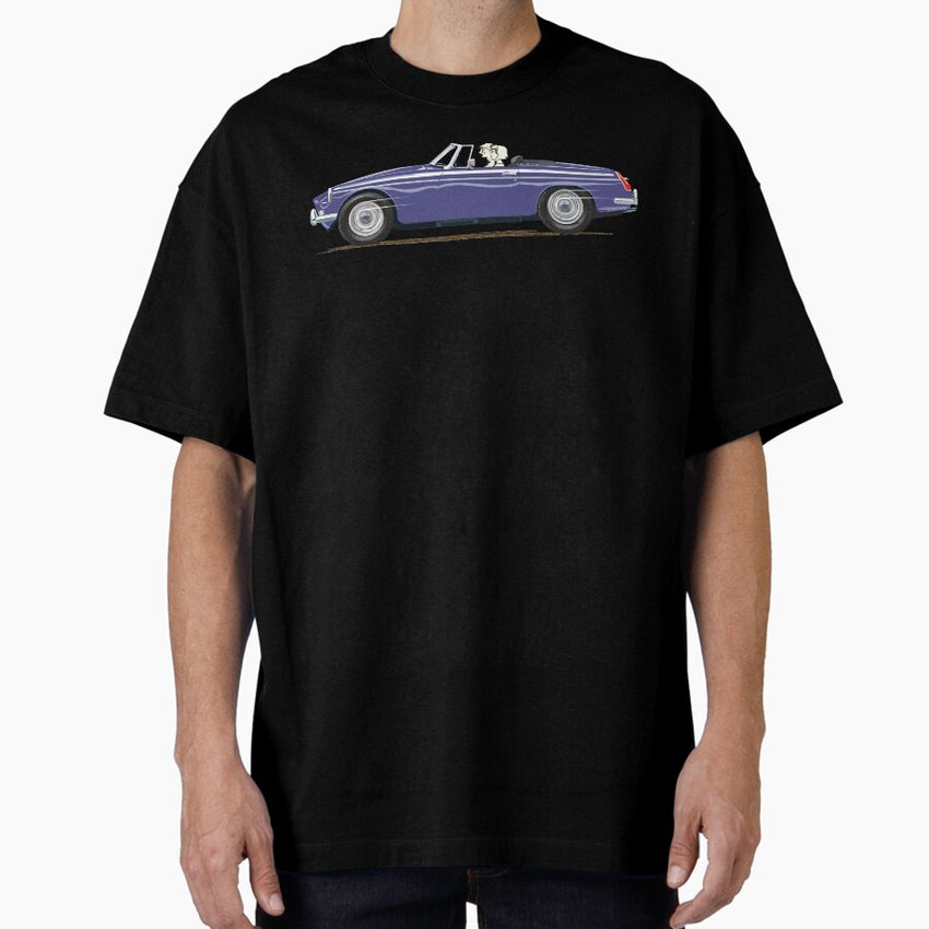 Aconate 'B' – the Classic British Sports Car Oversized T-Shirt