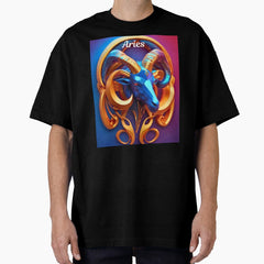 Aries Portrait Oversized T Shirt