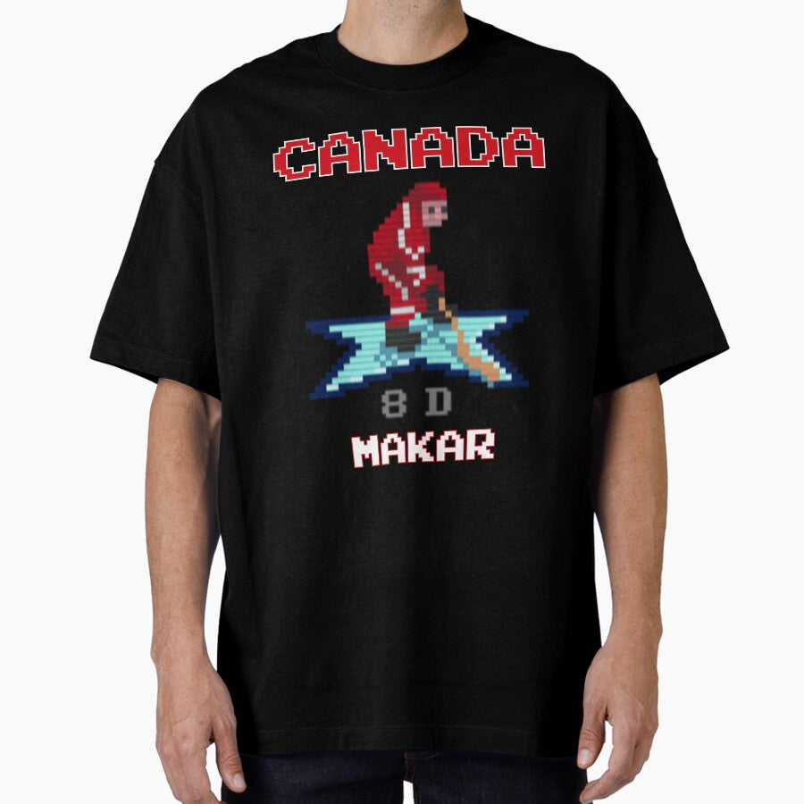 4 Nations Hockey Canada Makar Oversized T-Shirt