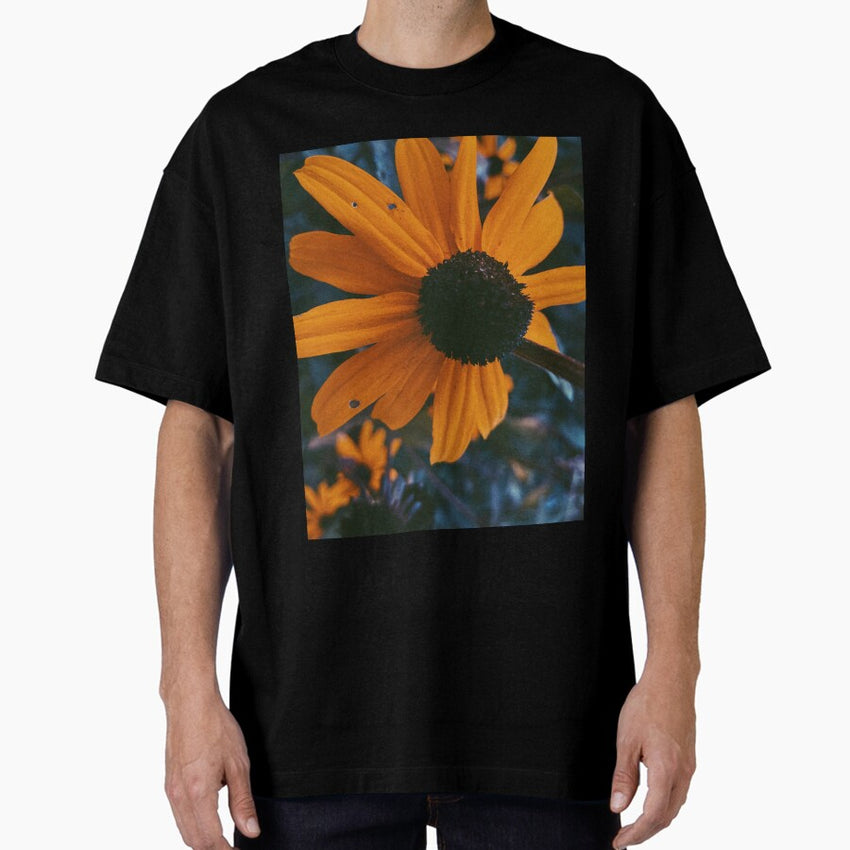 Retro Petals Oversized T-Shirt