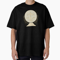 Libra Zodiac Illustration Oversized T-Shirt