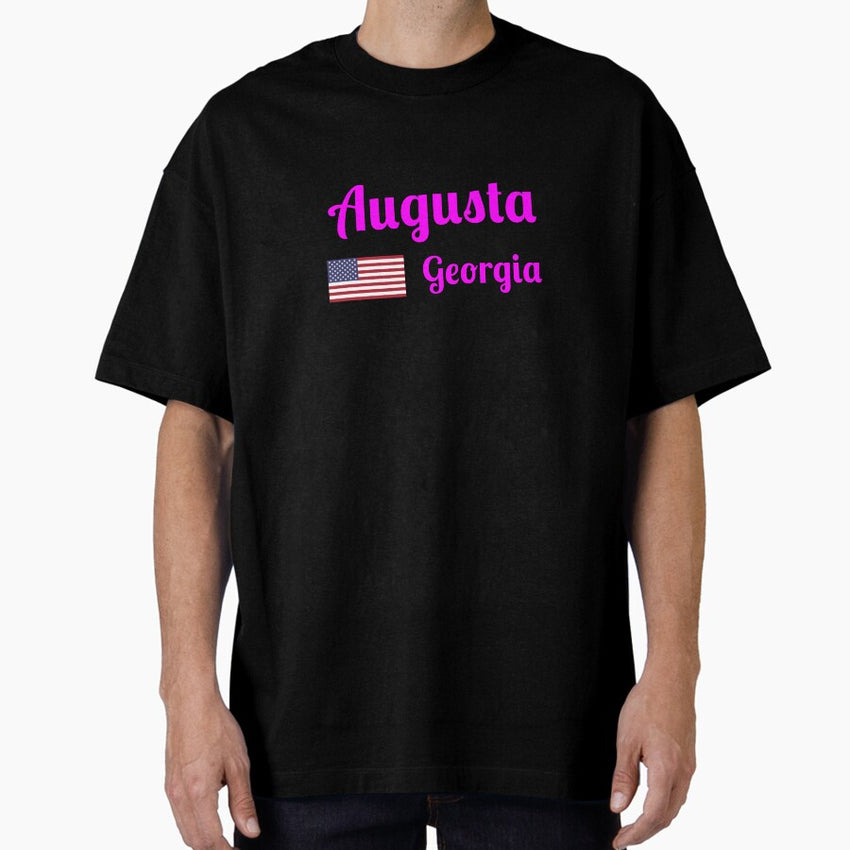 Augusta Georgia Stylish Prints Oversized T Shirt