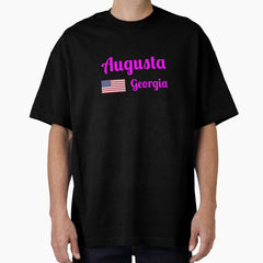 Augusta Georgia Stylish Prints Oversized T Shirt