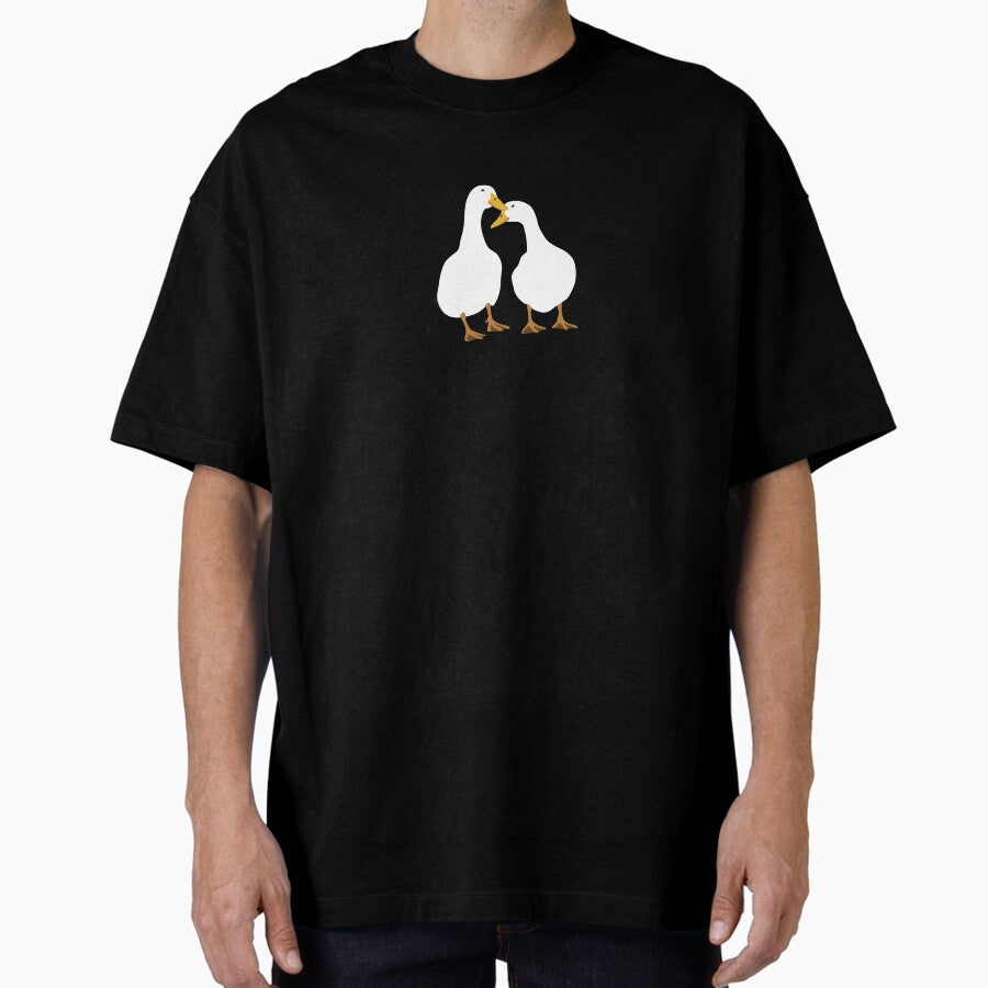Duck Couple Oversized T Shirt