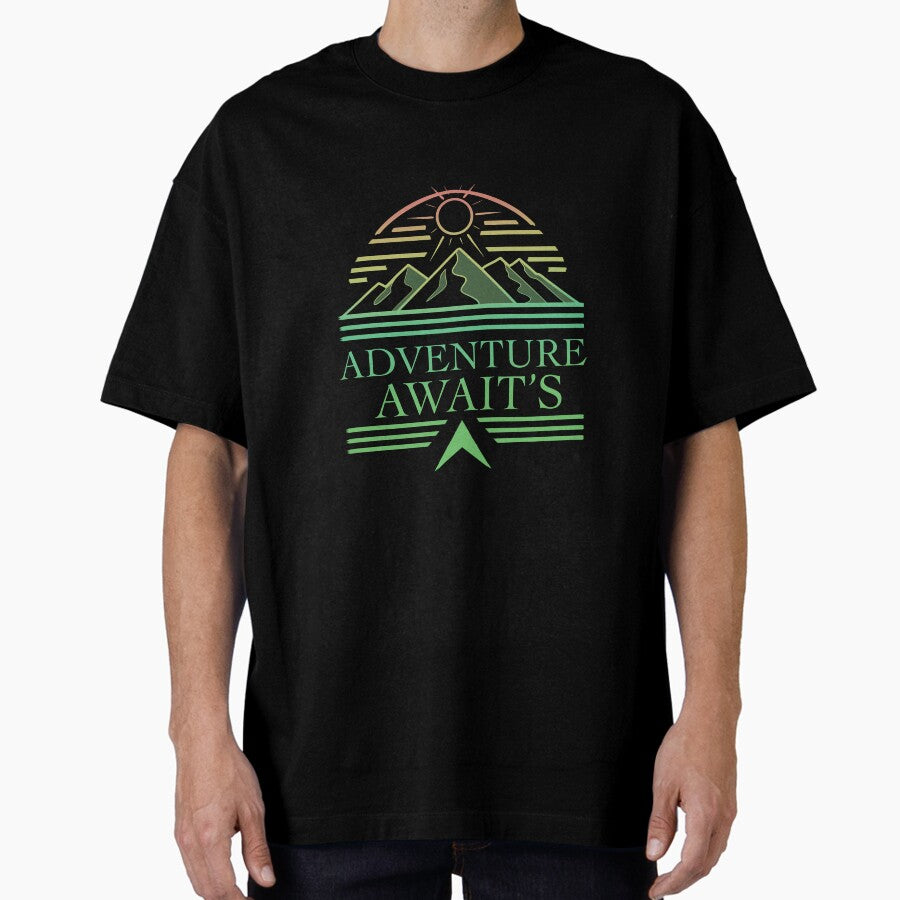 Adventure Awaits Oversized T Shirt