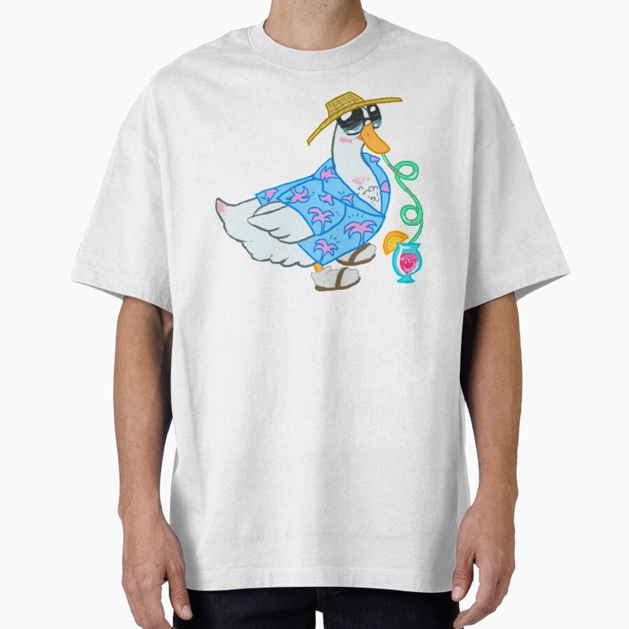 Vacation Duck Oversized T Shirt