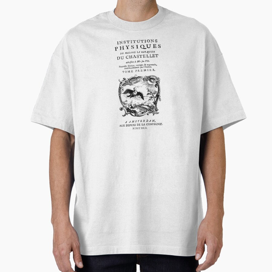 Institutions Physiques Book Frontispiece Oversized T Shirt