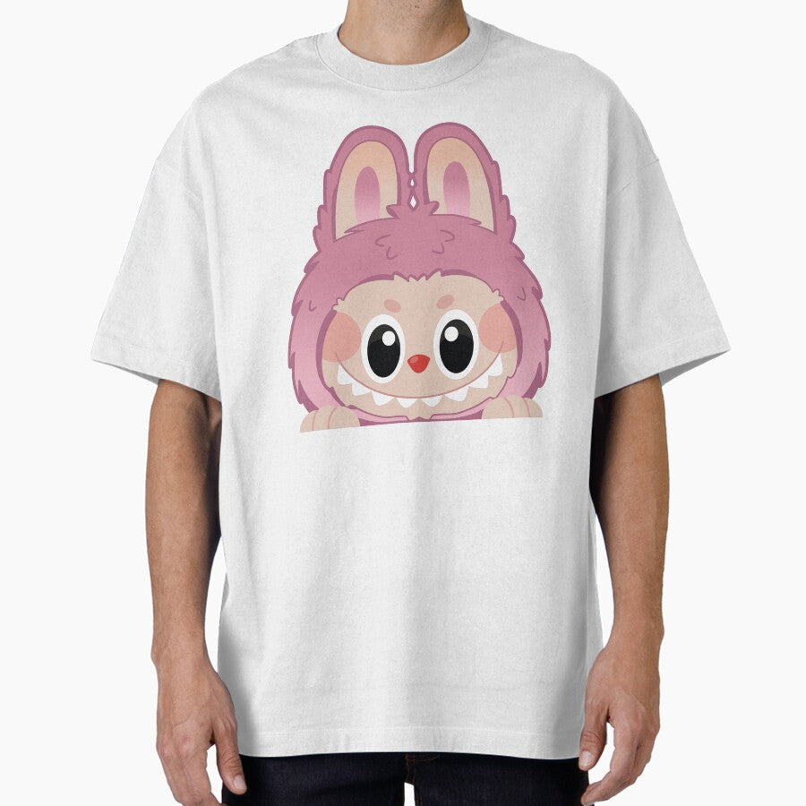 Labubu Lychee Berry Peeker V2 Oversized T Shirt