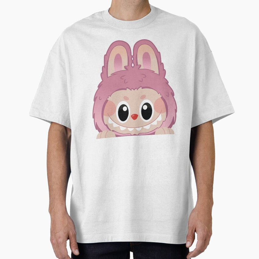 Labubu Lychee Berry Peeker V2 Oversized T Shirt