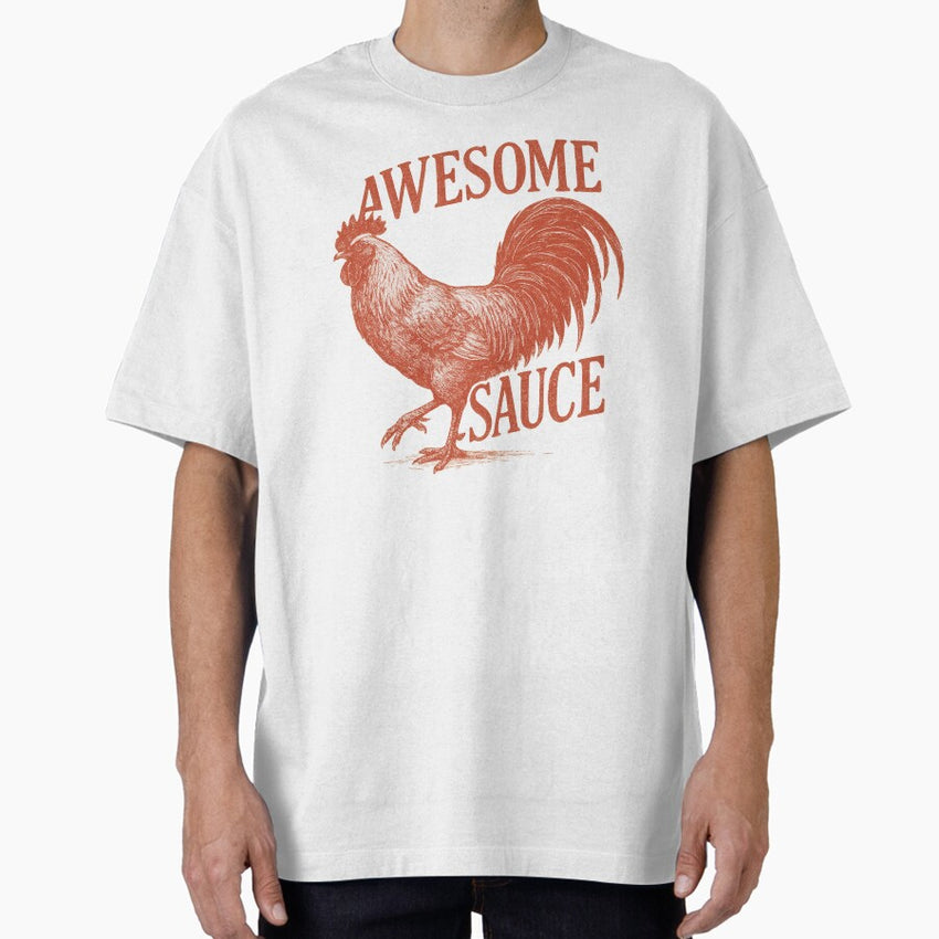 Awesome Sauce Rooster Shirt As Seen In The Accountant 2 Oversized T Shirt