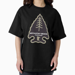 McCarthy Beach State Park Minnesota MN Rustic Arrowhead with a Tree Oversized T-Shirt