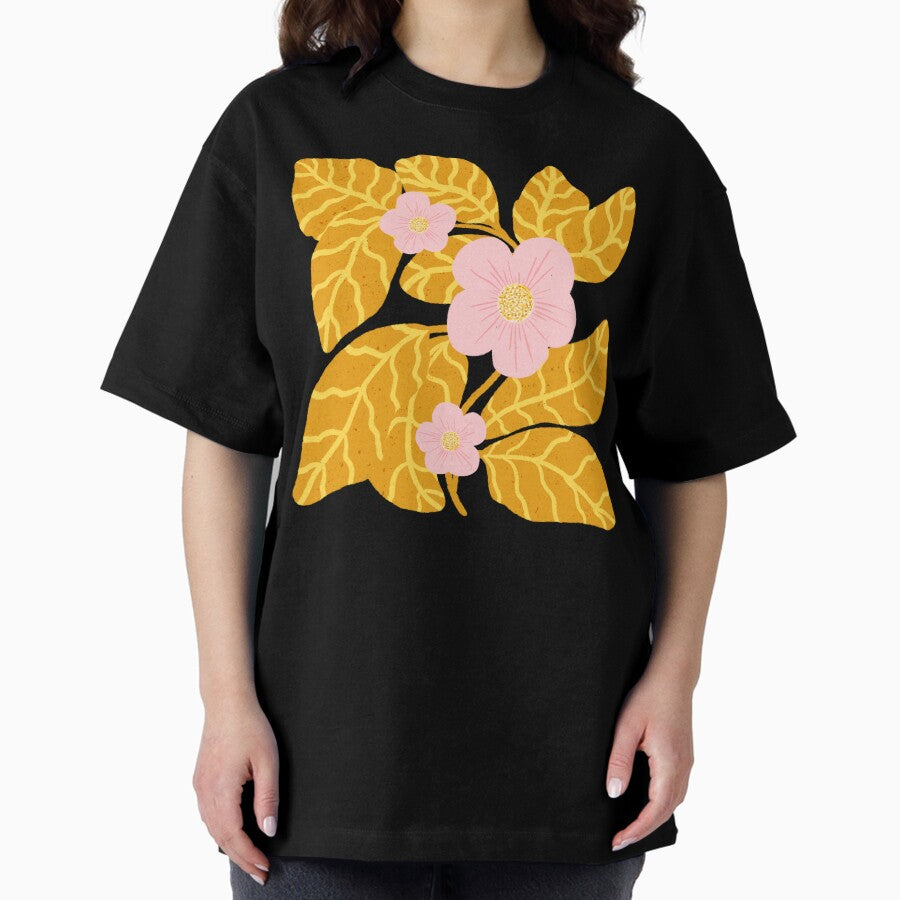 Floral retro pattern Oversized T-Shirt