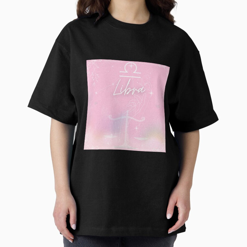 Libra | Zodiac Signs Collection | Astrology Signs Oversized T-Shirt
