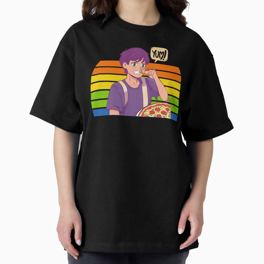 Pizza So Yum Oversized T-Shirt