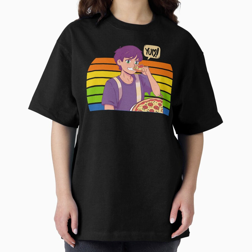 Pizza So Yum Oversized T-Shirt