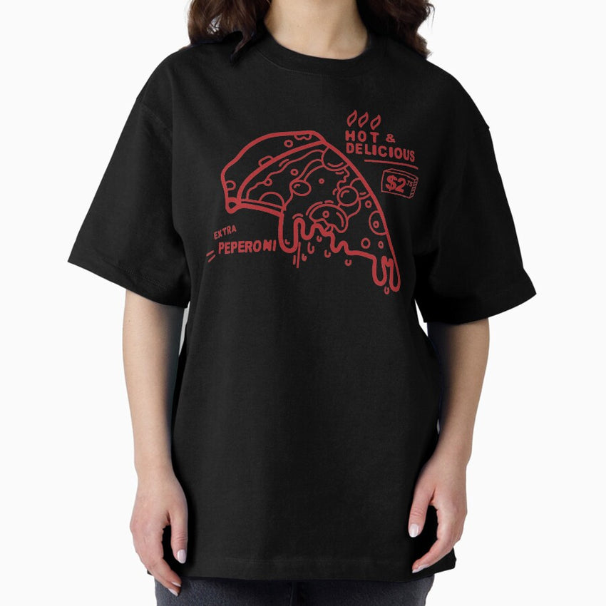 About Intern Slice Of Pizza Get The Jobs Done Oversized T Shirt