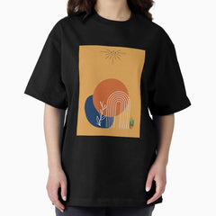Amber Radiance Oversized T Shirt
