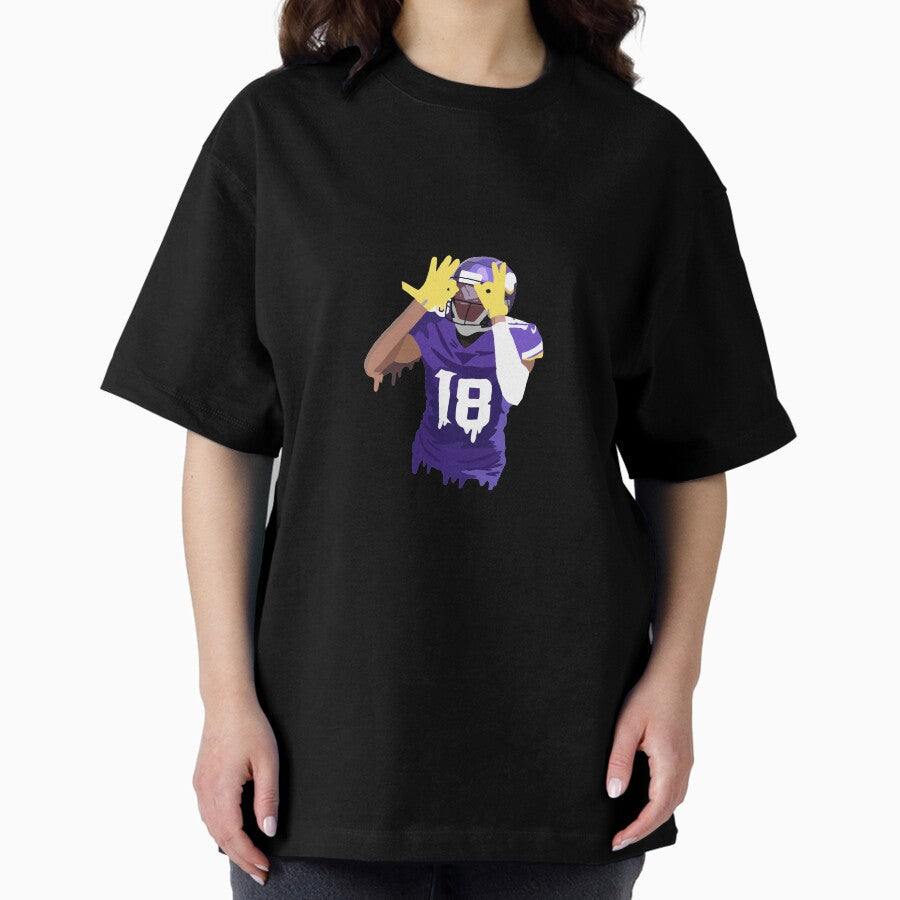 American Football Wide Receiver Oversized T Shirt