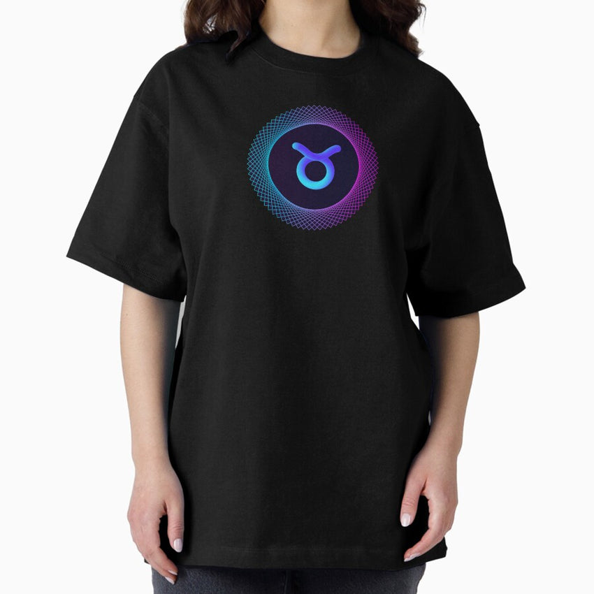 TAURUS ZODIAC SIGN,ZODIAC SYMBOL, ASTROLOGY SIGN Oversized T-Shirt