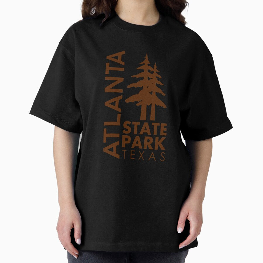 Atlanta State Park Texas Pines Oversized T-Shirt