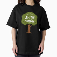 Afton State Park Minnesota Tree Oversized T Shirt