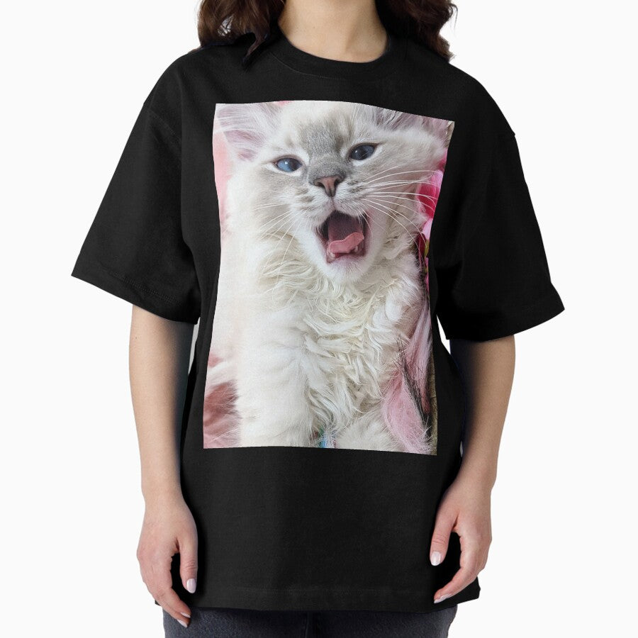 Lynx ragdoll kitten Oversized T-Shirt