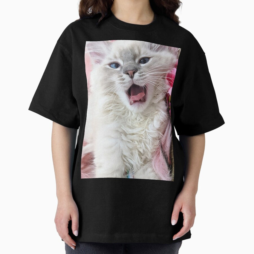 Lynx ragdoll kitten Oversized T-Shirt