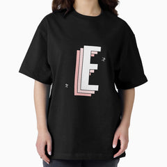 Aesthetic E Oversized T Shirt