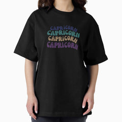 70s Capricorn | Capricorn | Zodiac Oversized T-Shirt