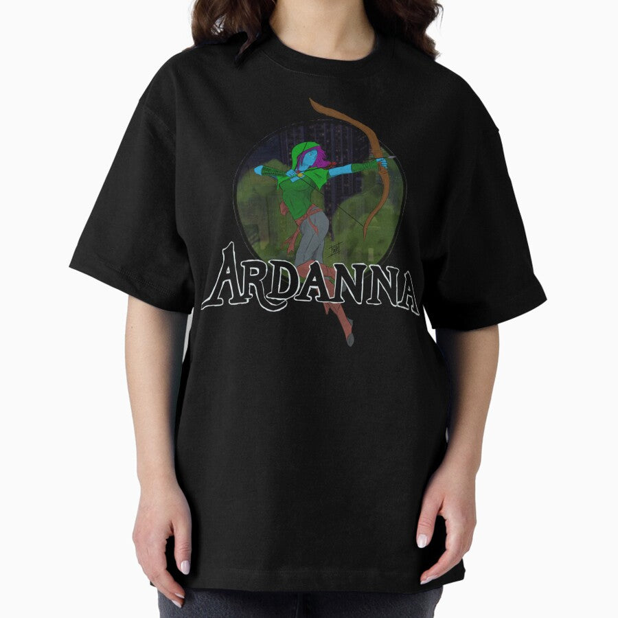 Ardanna Spirit of the Forest Superhero Oversized T-Shirt