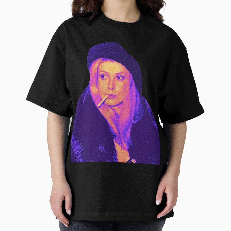 Purple Deneuve Oversized T Shirt