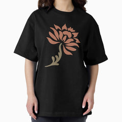 Rustic Boho Flower Oversized T-Shirt