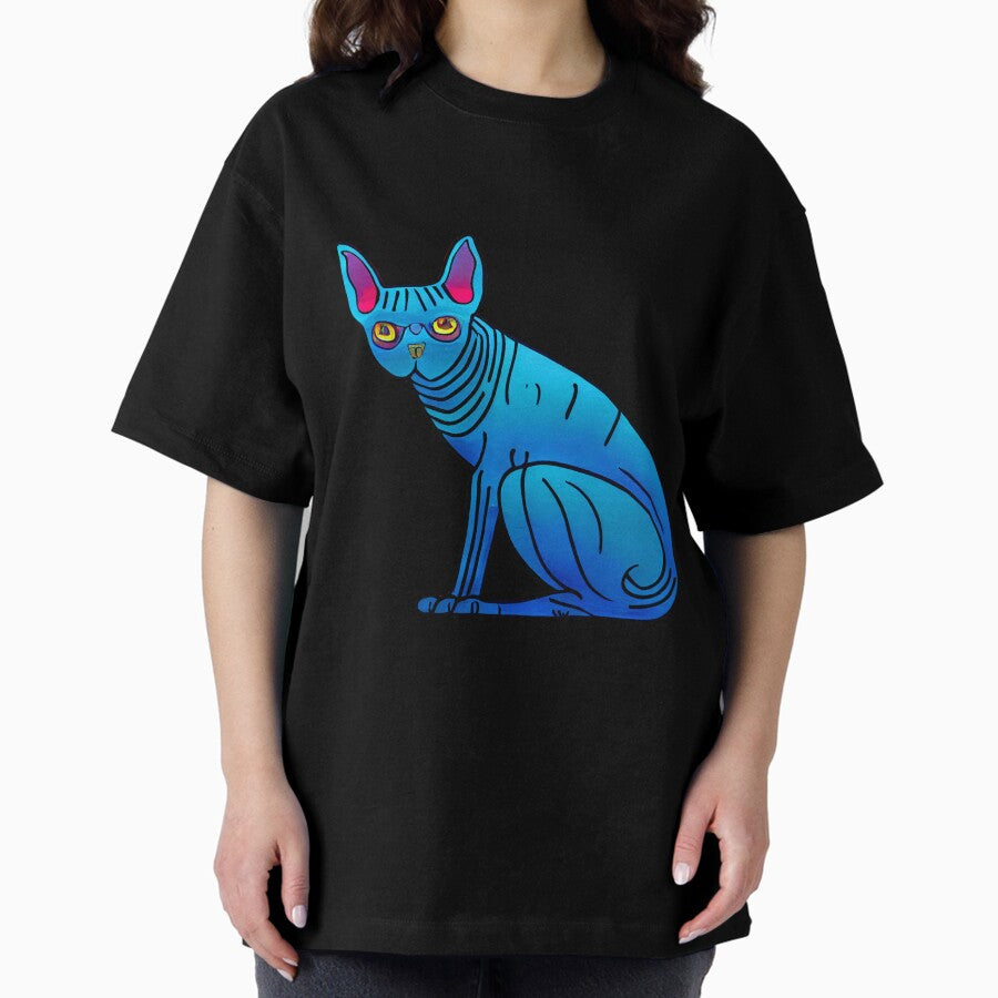 Sphynx cat 19 Oversized T-Shirt