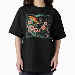 Hollyhock Dragon Oversized T-Shirt