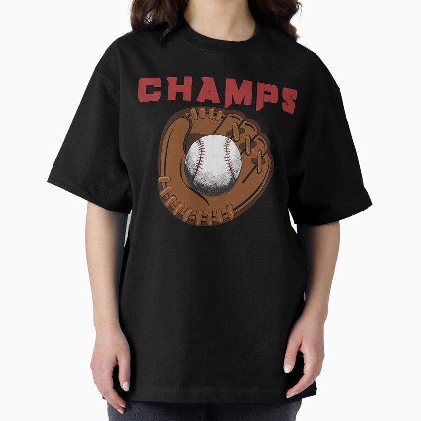 atlanta champs world sereis Oversized T-Shirt